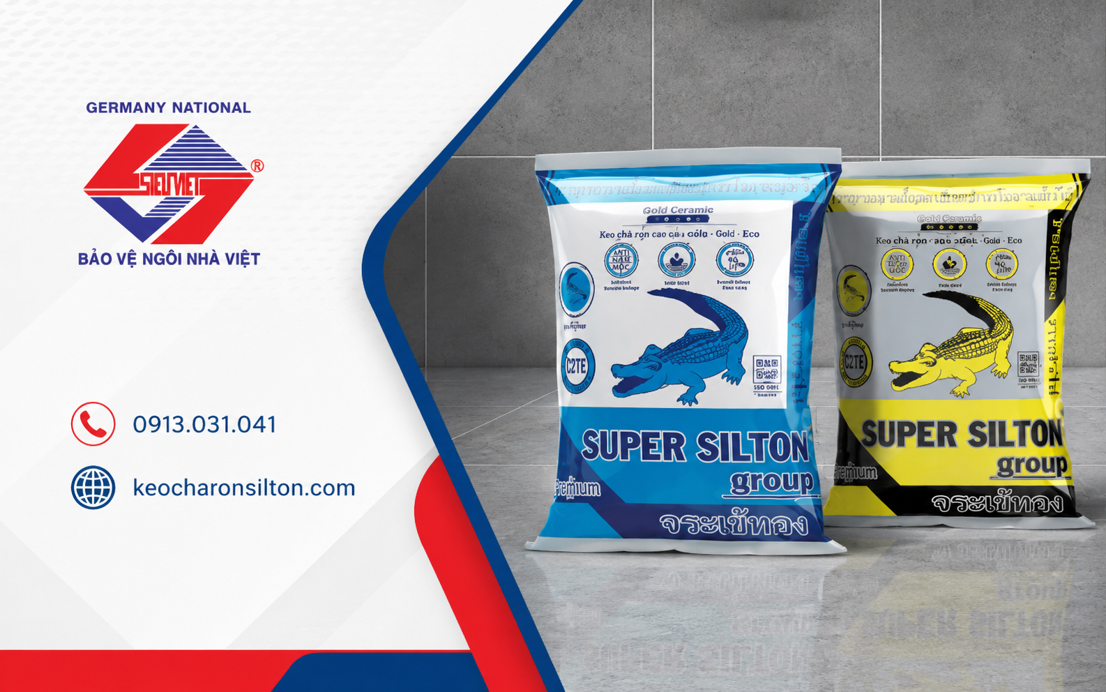 Keo chà ron Silton thích hợp với mọi công trình