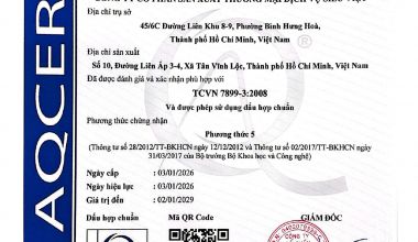 GIẤY HỢP CHUẨN VỮA CHÍT MẠCH